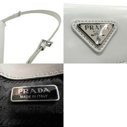 PRADA handbag shoulder bag leather white ladies 1BH188 z1880