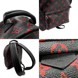 Louis Vuitton LOUIS VUITTON Backpack Monogram Anfleur Rouge Palm Springs PM Black x Red Men's Women's M41458 z1896