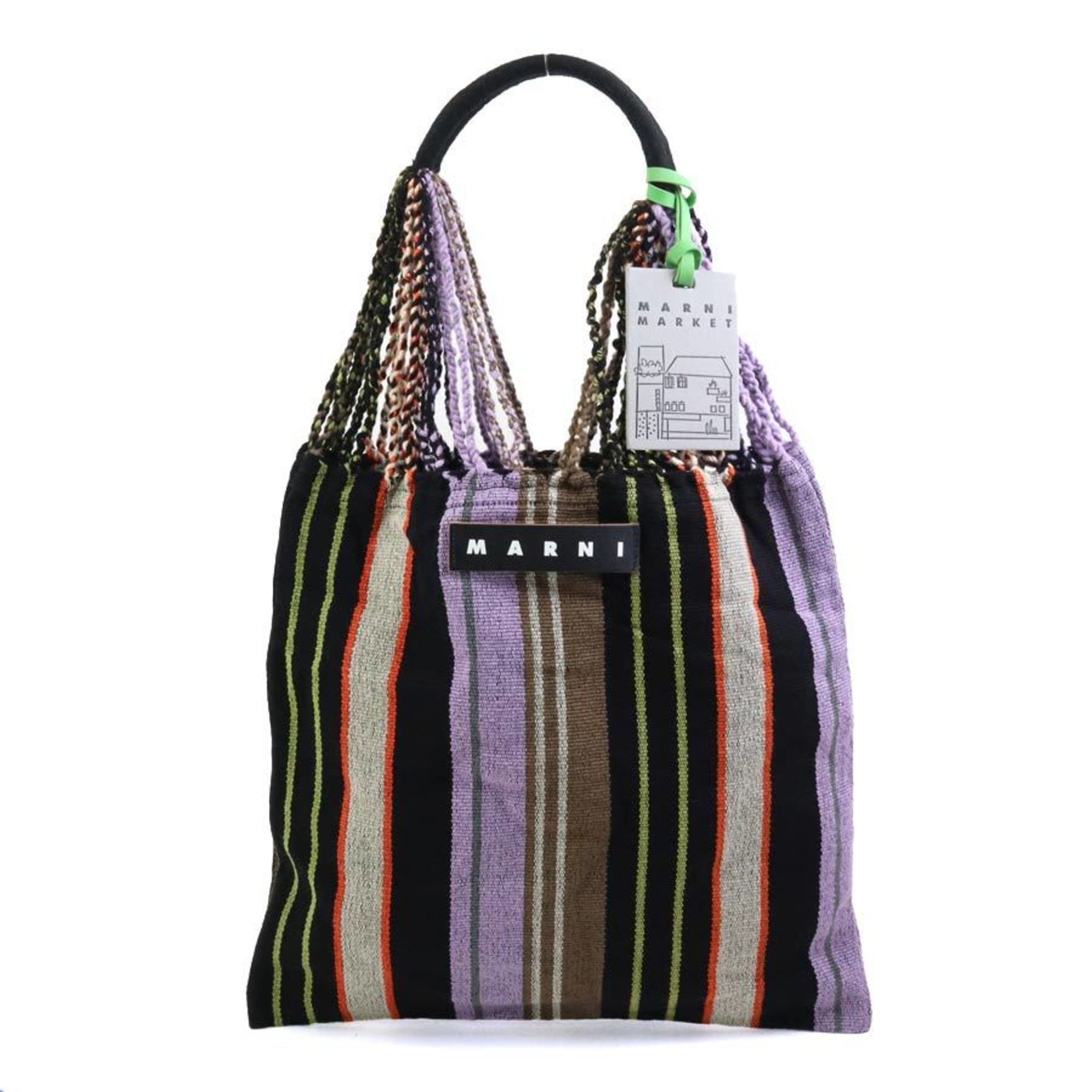 MARNI Flower Cafe Hammock Handbag Polyester Multicolor Women's r10081g