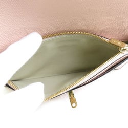 Valextra Long Wallet Leather Pink Women's r10097m