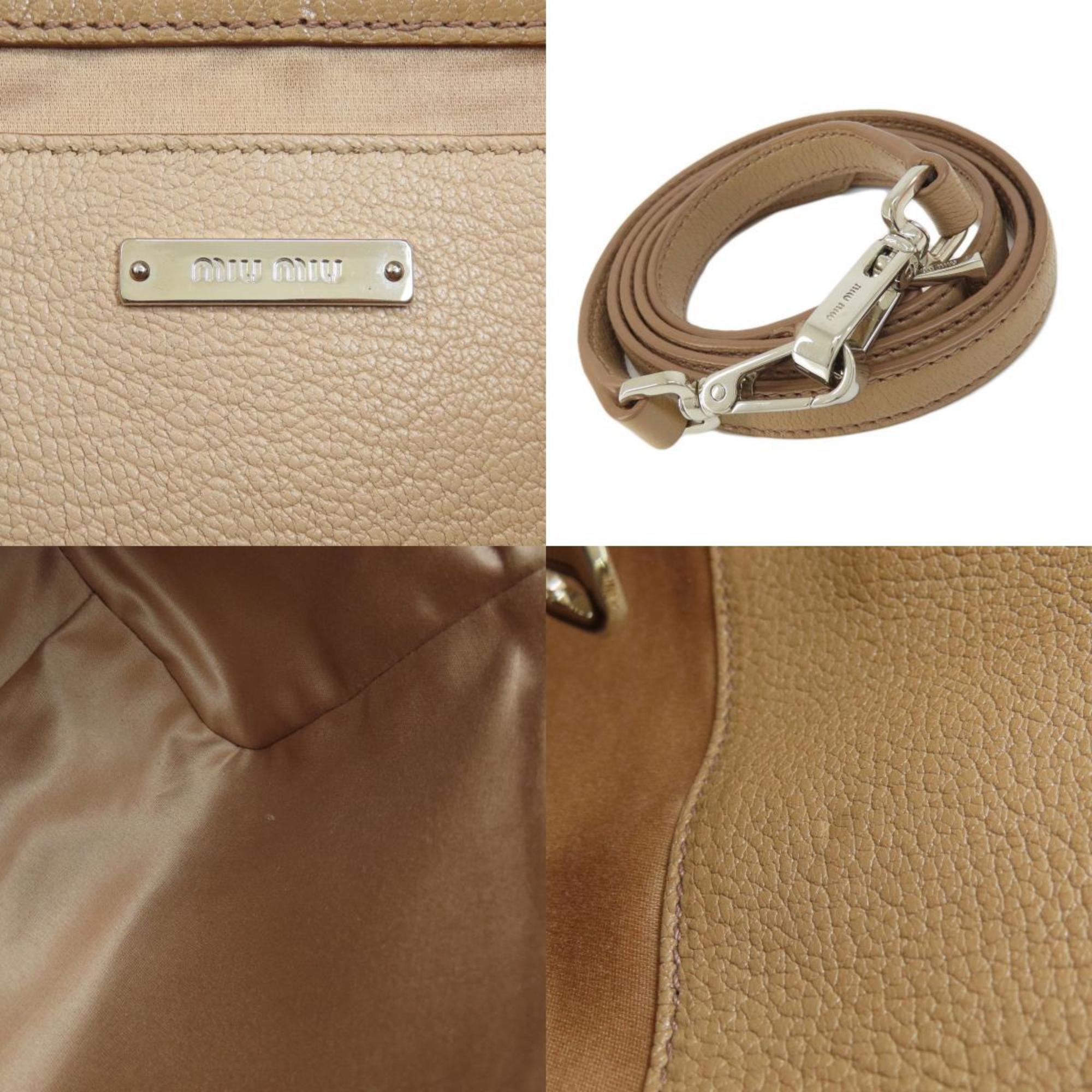 Miu Miu Miu handbag leather ladies MIUMIU