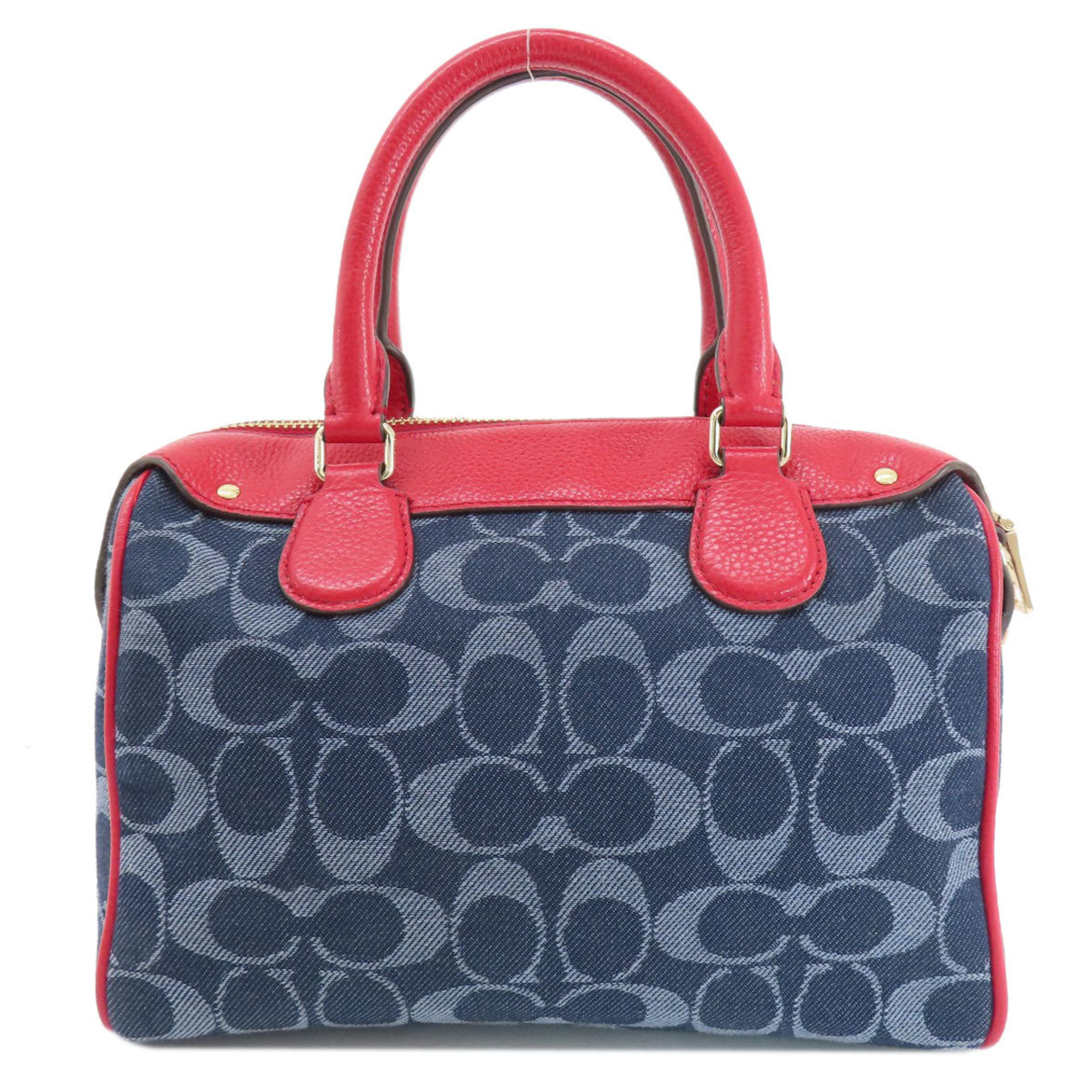 Coach F37251 Signature Tote Bag Denim Women's COACH