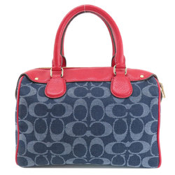 Coach F37251 Signature Tote Bag Denim Women's COACH