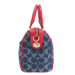 Coach F37251 Signature Tote Bag Denim Women's COACH