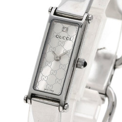 Gucci 1500L 1P Diamond Watch Stainless Steel SS Ladies GUCCI