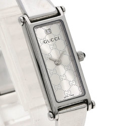 Gucci 1500L 1P Diamond Watch Stainless Steel SS Ladies GUCCI