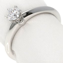 Tiffany Solitaire Diamond Knife Edge Ring, Platinum PT950, Women's, TIFFANY&Co.