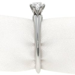 Tiffany Solitaire Diamond Knife Edge Ring, Platinum PT950, Women's, TIFFANY&Co.