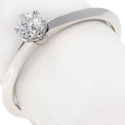 Tiffany Solitaire Diamond Knife Edge Ring, Platinum PT950, Women's, TIFFANY&Co.