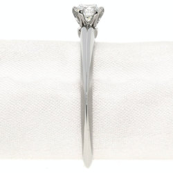 Tiffany Solitaire Diamond Knife Edge Ring, Platinum PT950, Women's, TIFFANY&Co.