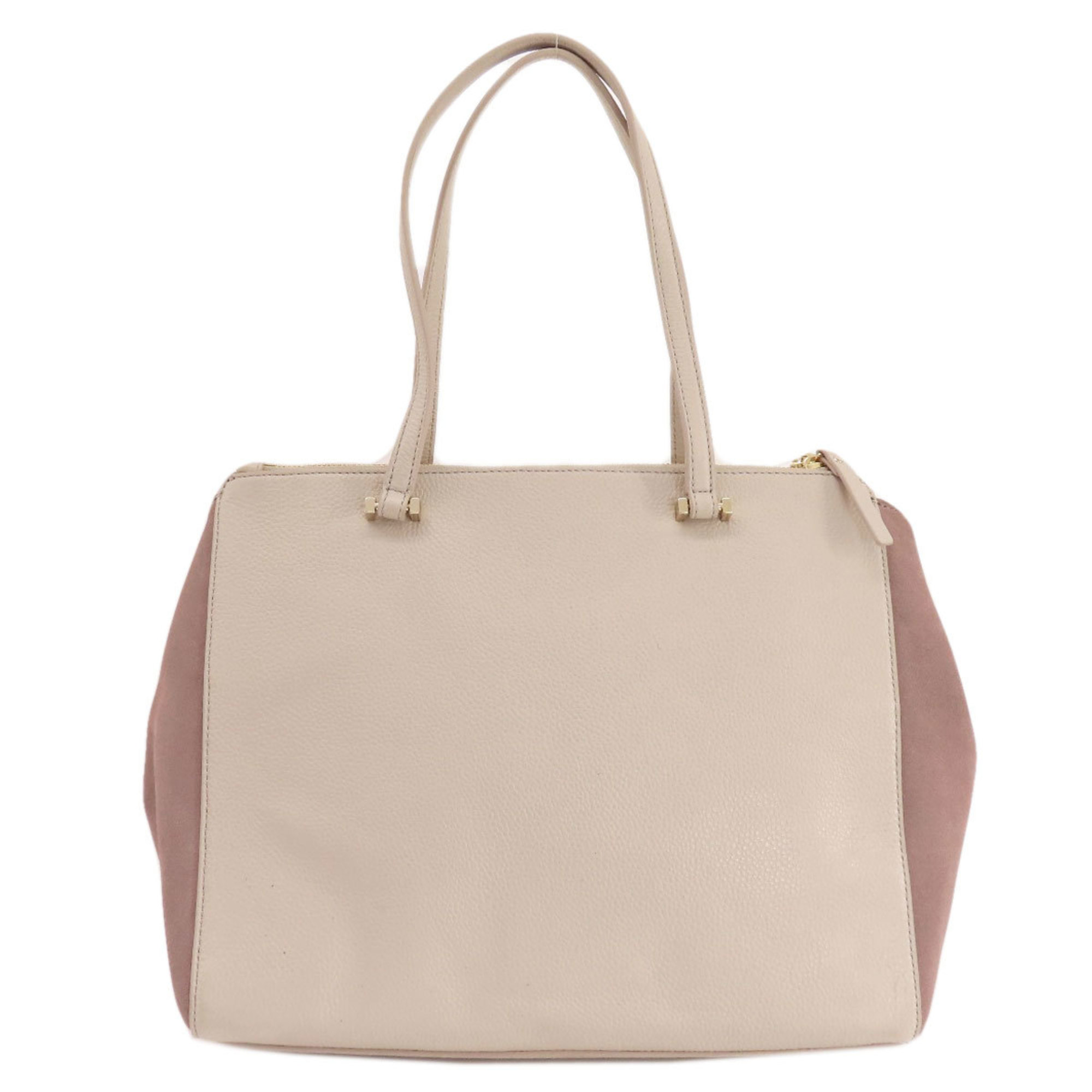 Kate Spade Tote Bag Leather Suede Women's