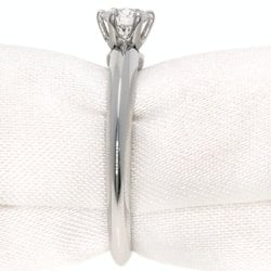 Tiffany Solitaire Diamond Knife Edge Ring, Platinum PT950, Women's, TIFFANY&Co.