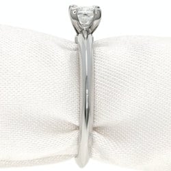 Tiffany Square Princess Diamond Knife Edge Ring, Platinum PT950, Women's, TIFFANY&Co.