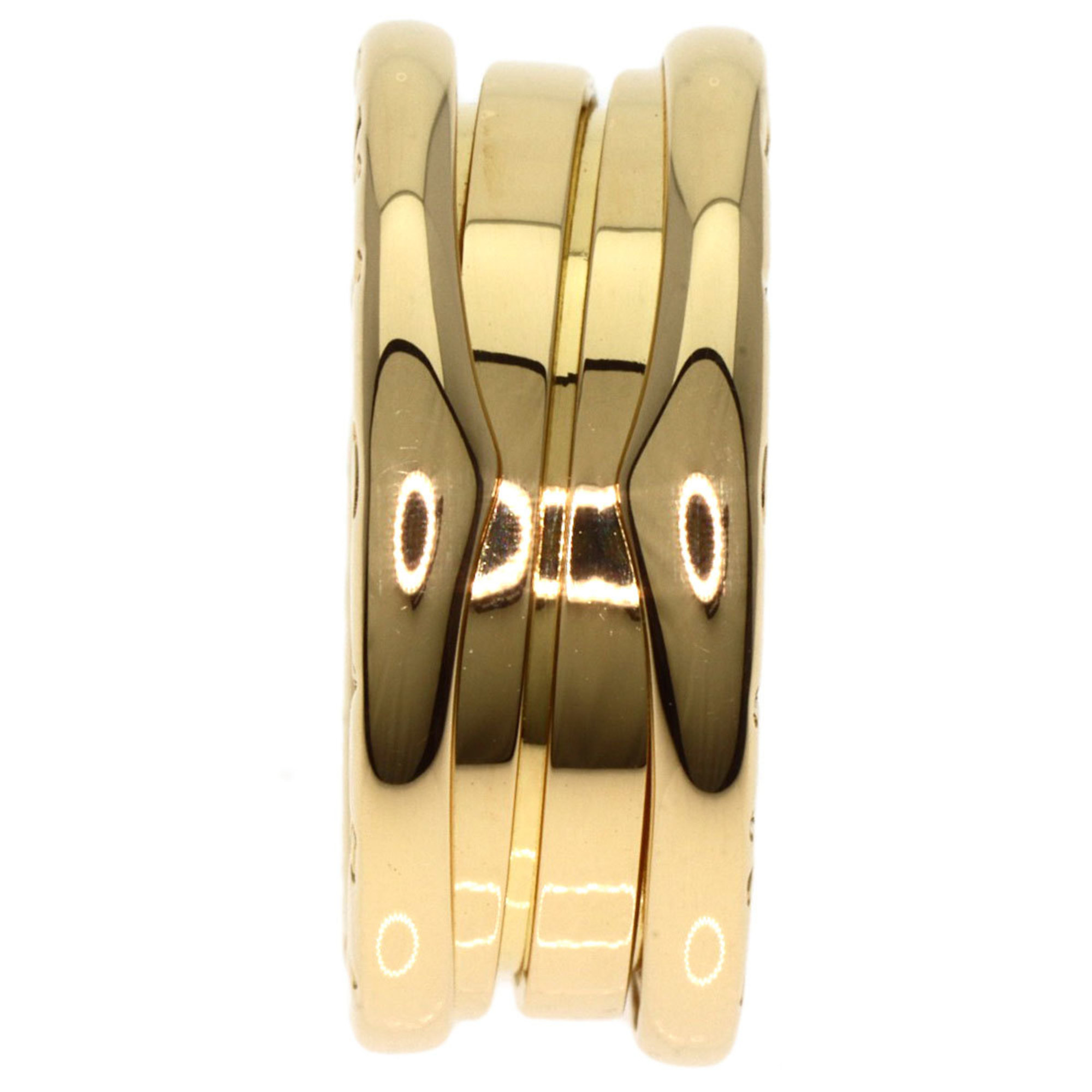 BVLGARI B-zero1 B-zero One 2-band #49 Ring, K18 Yellow Gold, Women's