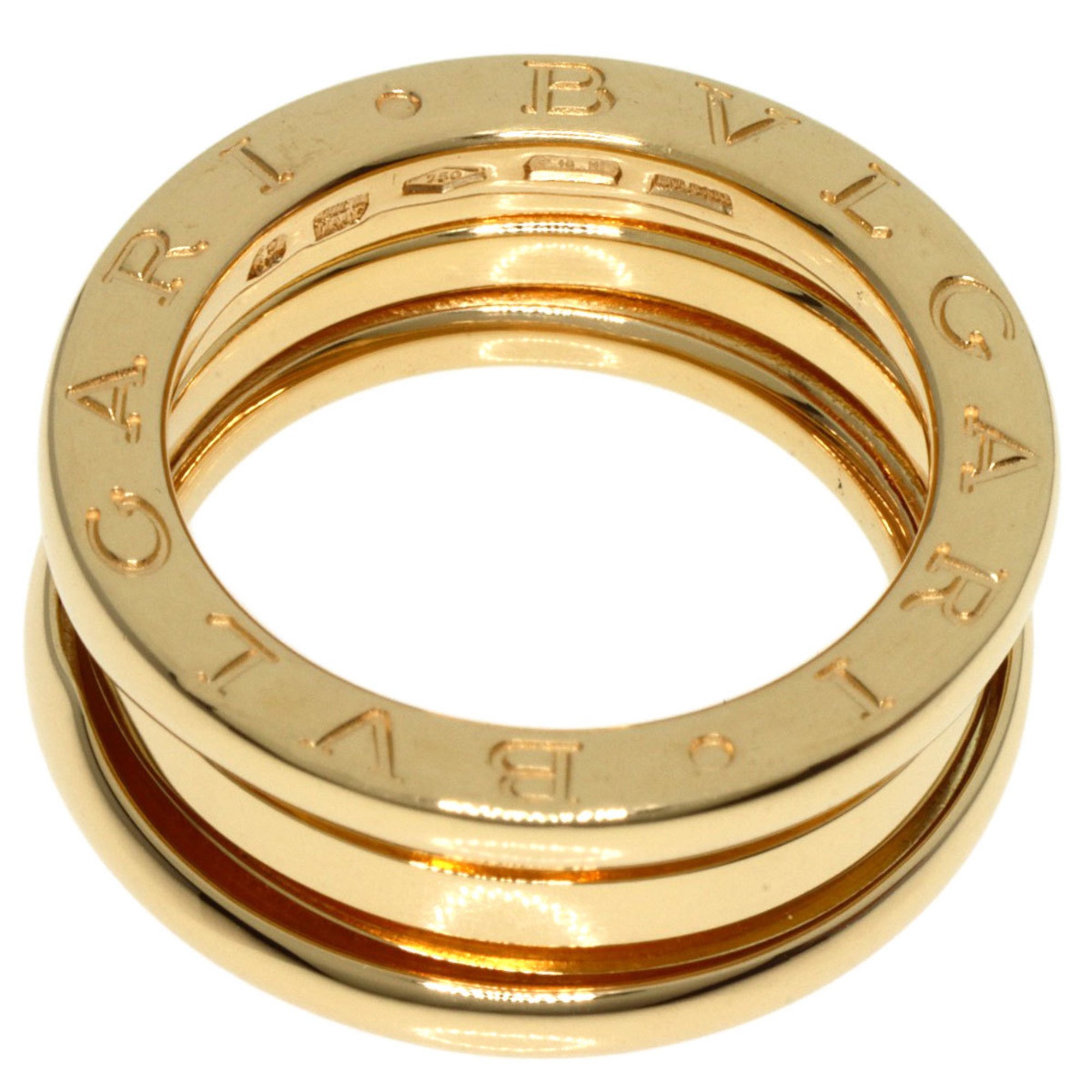 BVLGARI B-zero1 B-zero One 2-band #49 Ring, K18 Yellow Gold, Women's