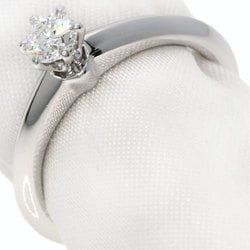 Tiffany Solitaire Diamond Knife Edge Ring, Platinum PT950, Women's, TIFFANY&Co.