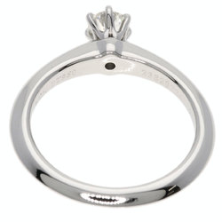 Tiffany Solitaire Diamond Knife Edge Ring, Platinum PT950, Women's, TIFFANY&Co.