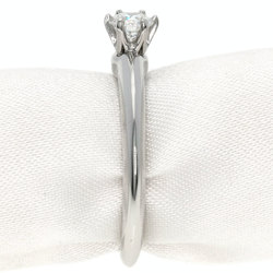 Tiffany Solitaire Diamond Knife Edge Ring, Platinum PT950, Women's, TIFFANY&Co.