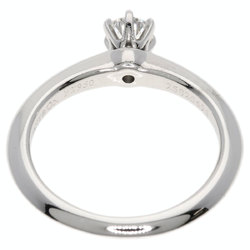 Tiffany Solitaire Diamond Knife Edge Ring, Platinum PT950, Women's, TIFFANY&Co.