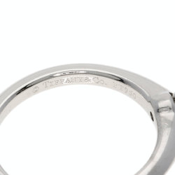 Tiffany Solitaire Diamond Knife Edge Ring, Platinum PT950, Women's, TIFFANY&Co.