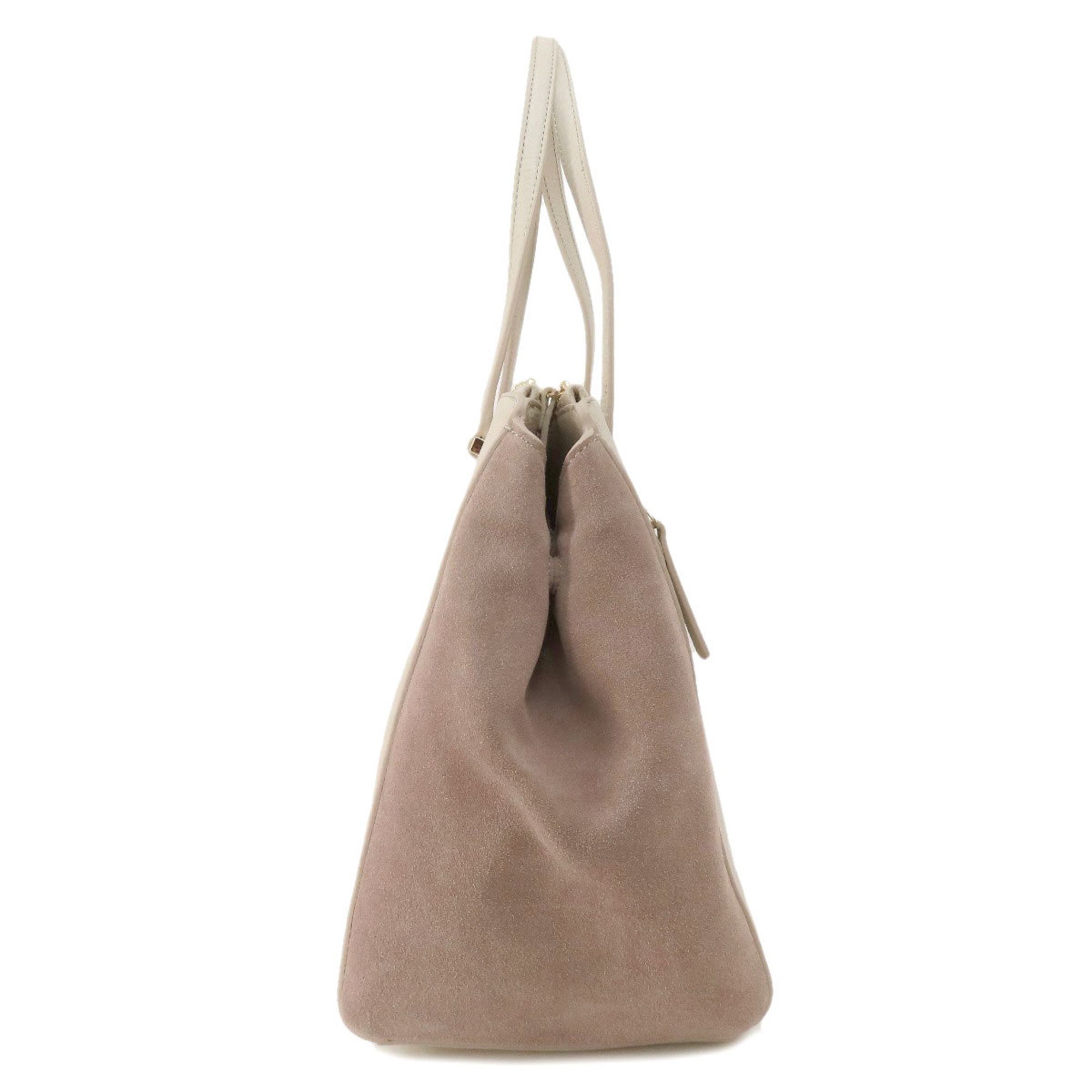 Kate Spade Tote Bag Leather Suede Women's