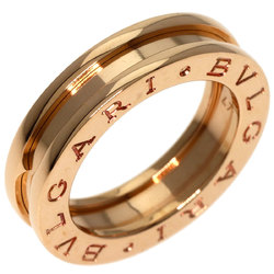 BVLGARI B-zero1 B-zero One Band XS #47 Ring, K18 Pink Gold, Women's