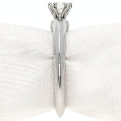 Tiffany Solitaire Diamond Knife Edge Ring, Platinum PT950, Women's, TIFFANY&Co.