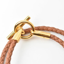 Hermes Bangle Bracelet HERMES Grenan Double Tour Brown