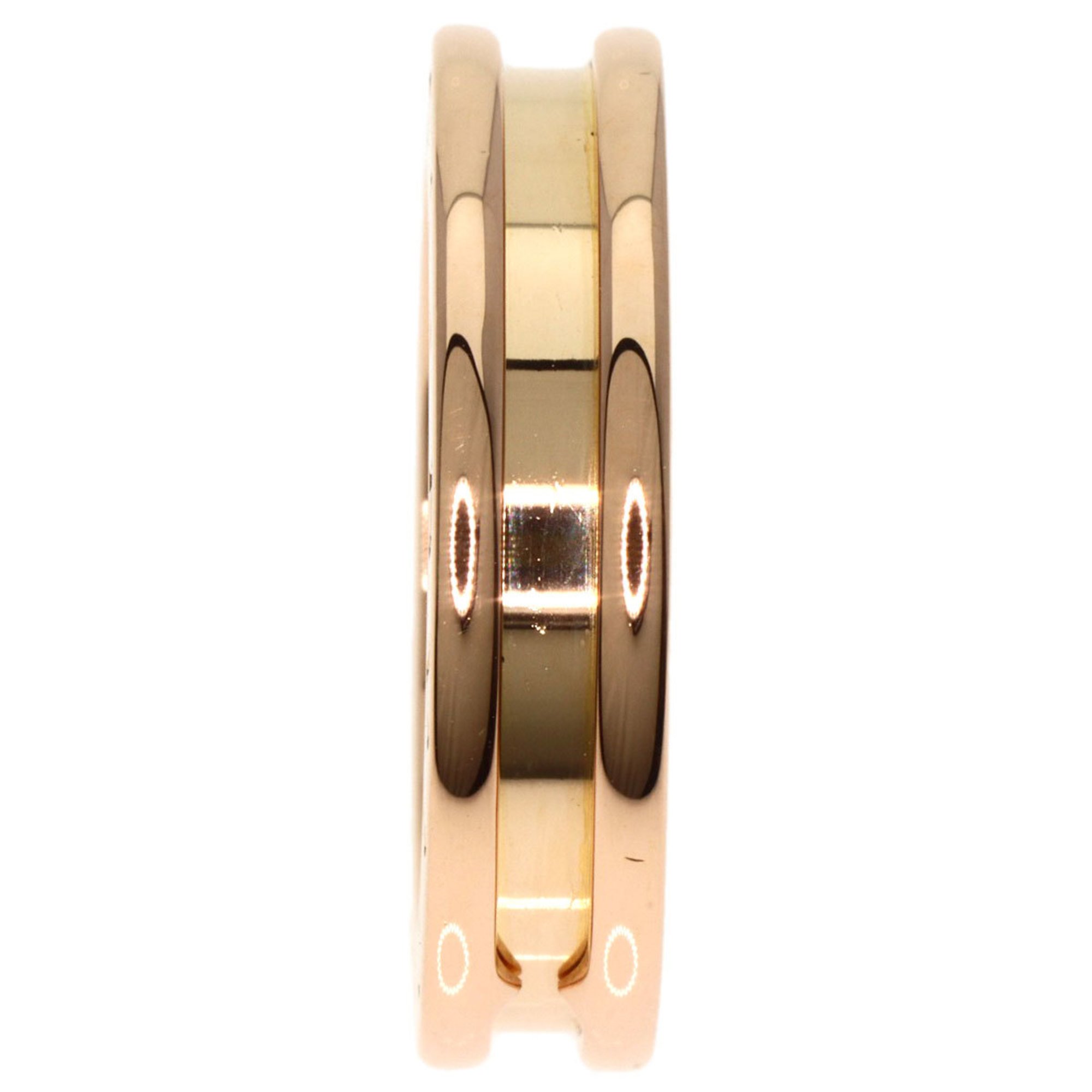 BVLGARI B-zero1 B-zero One Band XS #48 Ring, K18 Pink Gold, Women's