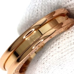 BVLGARI B-zero1 B-zero One Band XS #48 Ring, K18 Pink Gold, Women's