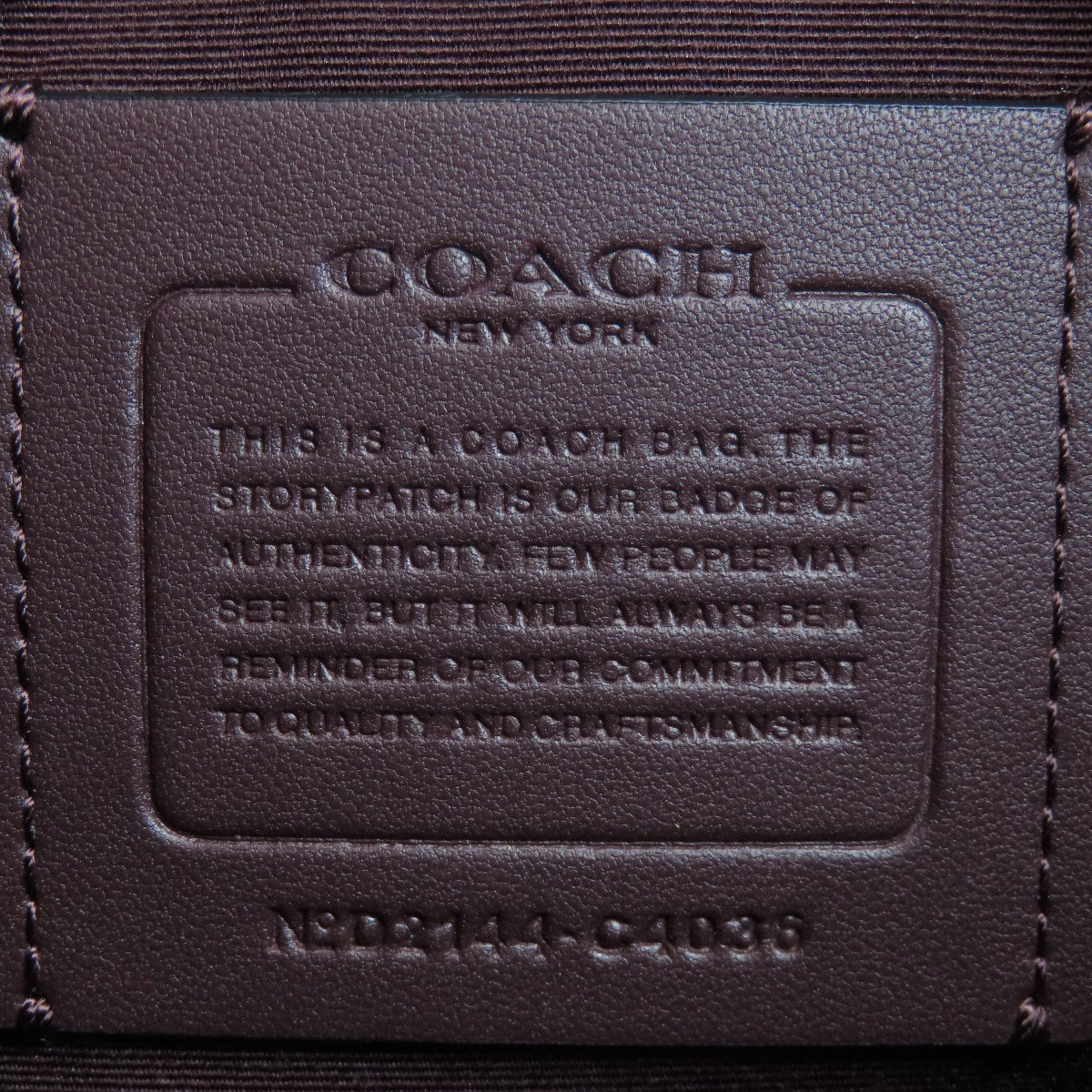 Coach C4036 Signature Shoulder Bag Leather Canvas Women's COACH