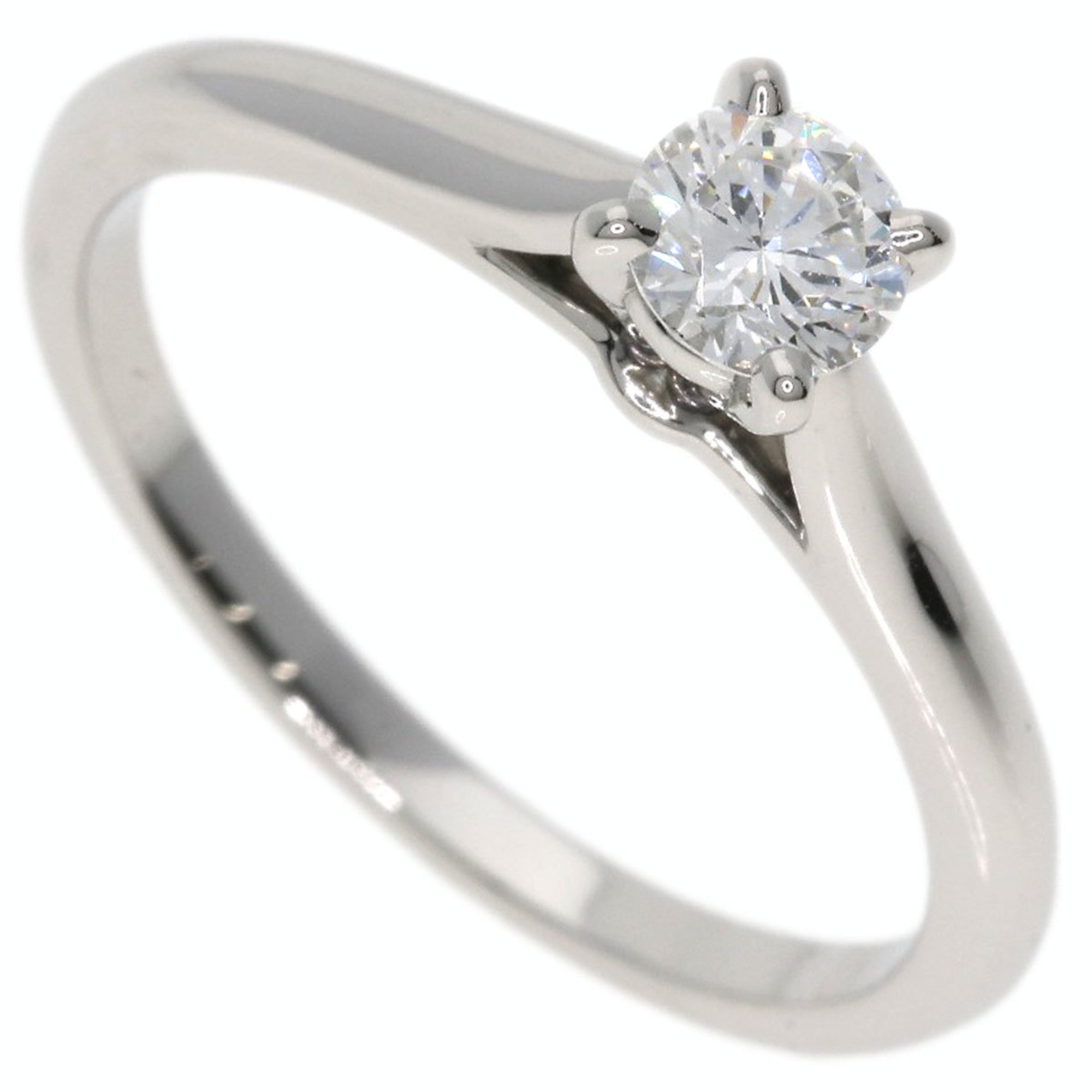 Cartier Solitaire Diamond #47 Ring Platinum PT950 Women's CARTIER