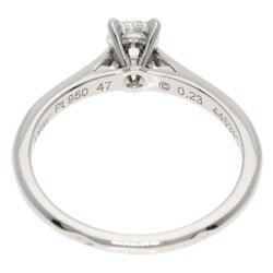 Cartier Solitaire Diamond #47 Ring Platinum PT950 Women's CARTIER