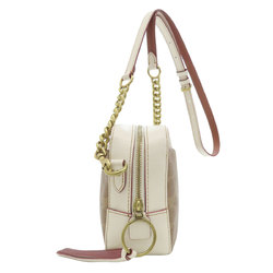 Coach 31208 Signature Shoulder Bag Leather Women's COACH