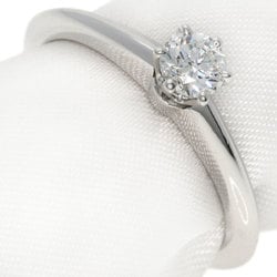 Tiffany solitaire diamond ring, platinum PT950, for women, TIFFANY&Co.