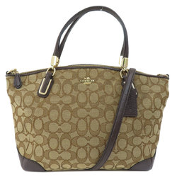 Coach F36181 Signature Handbag Canvas Women's COACH