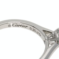 Cartier Solitaire Diamond #47 Ring Platinum PT950 Women's CARTIER