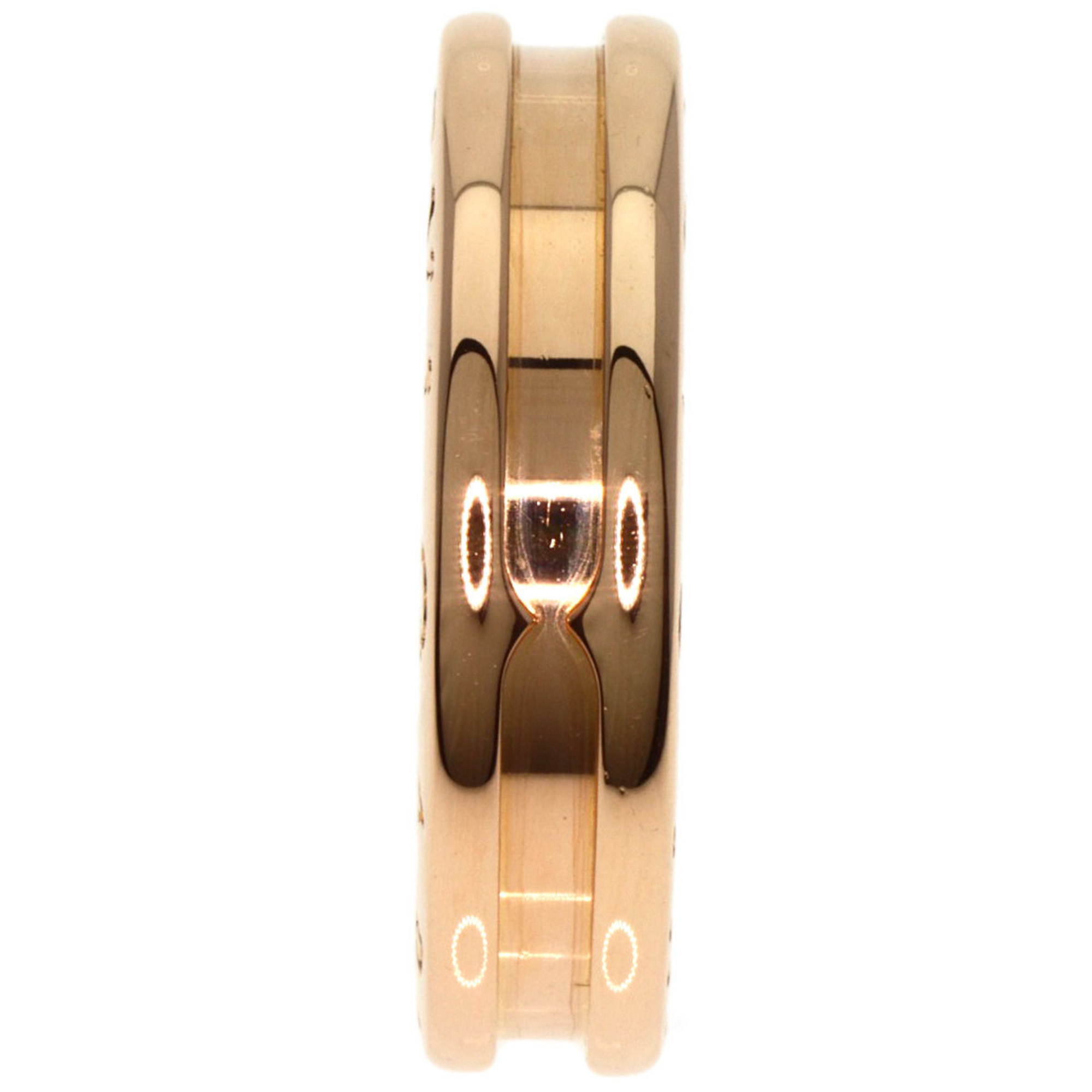 BVLGARI B-zero1 B-zero One Band XS #46 Ring, K18 Pink Gold, Women's