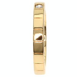 Cartier Lanier 1P Diamond #48 Ring, K18 Yellow Gold, Women's, CARTIER