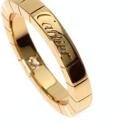 Cartier Lanier 1P Diamond #48 Ring, K18 Yellow Gold, Women's, CARTIER