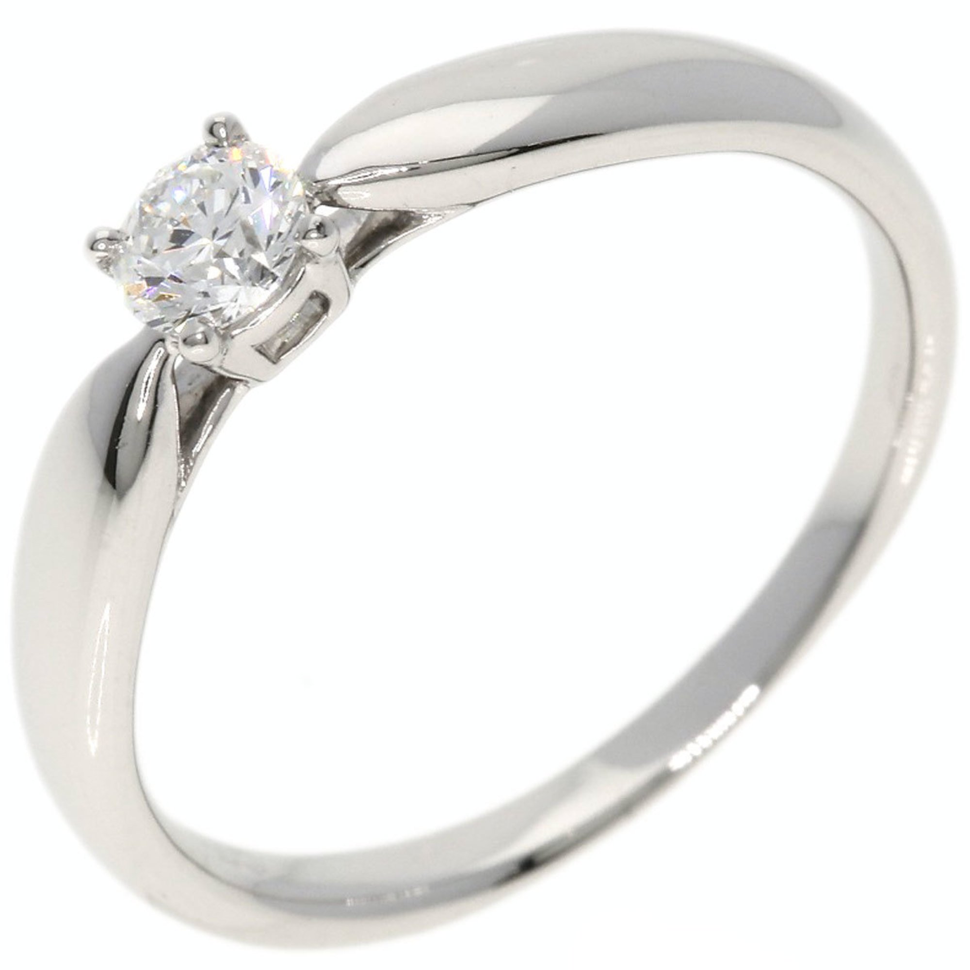 Tiffany Harmony Diamond E-VS-2-VG Ring, Platinum PT950, Women's, TIFFANY&Co.