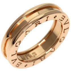 BVLGARI B-zero1 B-zero One Band XS #48 Ring, K18 Pink Gold, Women's