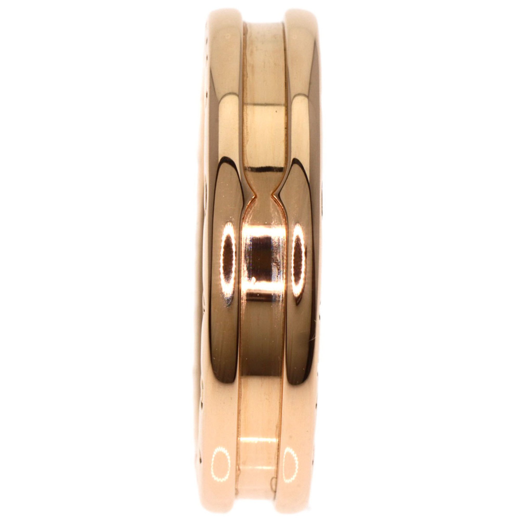 BVLGARI B-zero1 B-zero One Band XS #48 Ring, K18 Pink Gold, Women's