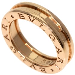 BVLGARI B-zero1 B-zero One Band XS #48 Ring, K18 Pink Gold, Women's