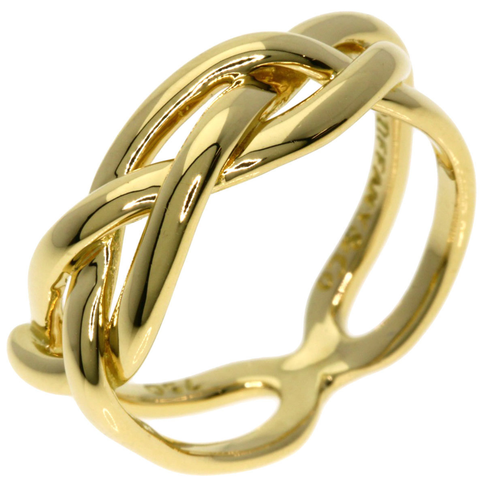 Tiffany Cross Ring, 18K Yellow Gold, Women's, TIFFANY&Co.