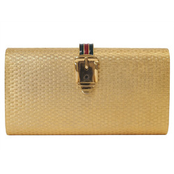 Gucci Old Bag Clutch Gold Women's GUCCI