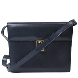 GUCCI Old Gucci Shoulder Bag Navy Women's Turnlock Vintage