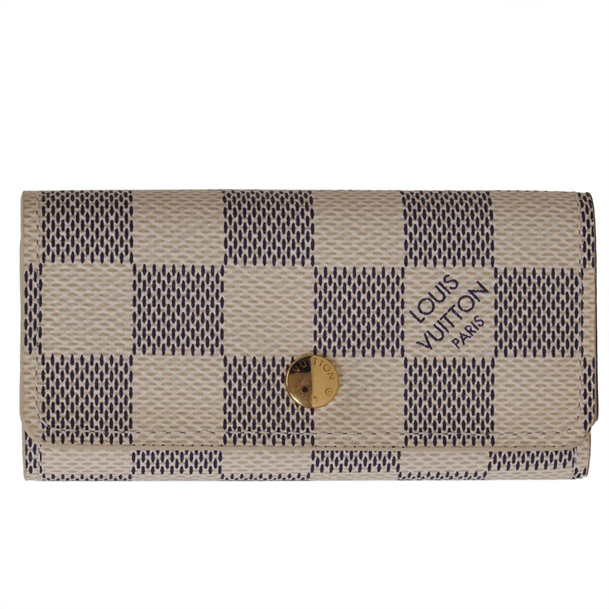 Louis Vuitton Multicle 4 Key Case Damier Azur N60020 Women's LOUIS VUITTON