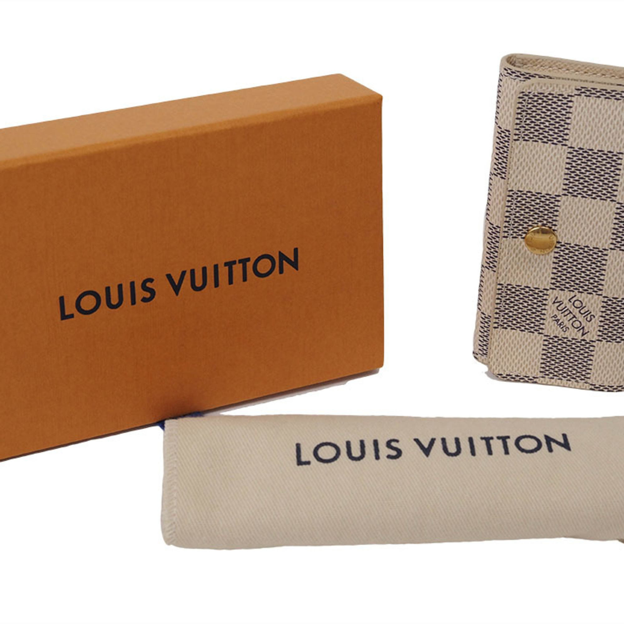 Louis Vuitton Multicle 4 Key Case Damier Azur N60020 Women's LOUIS VUITTON