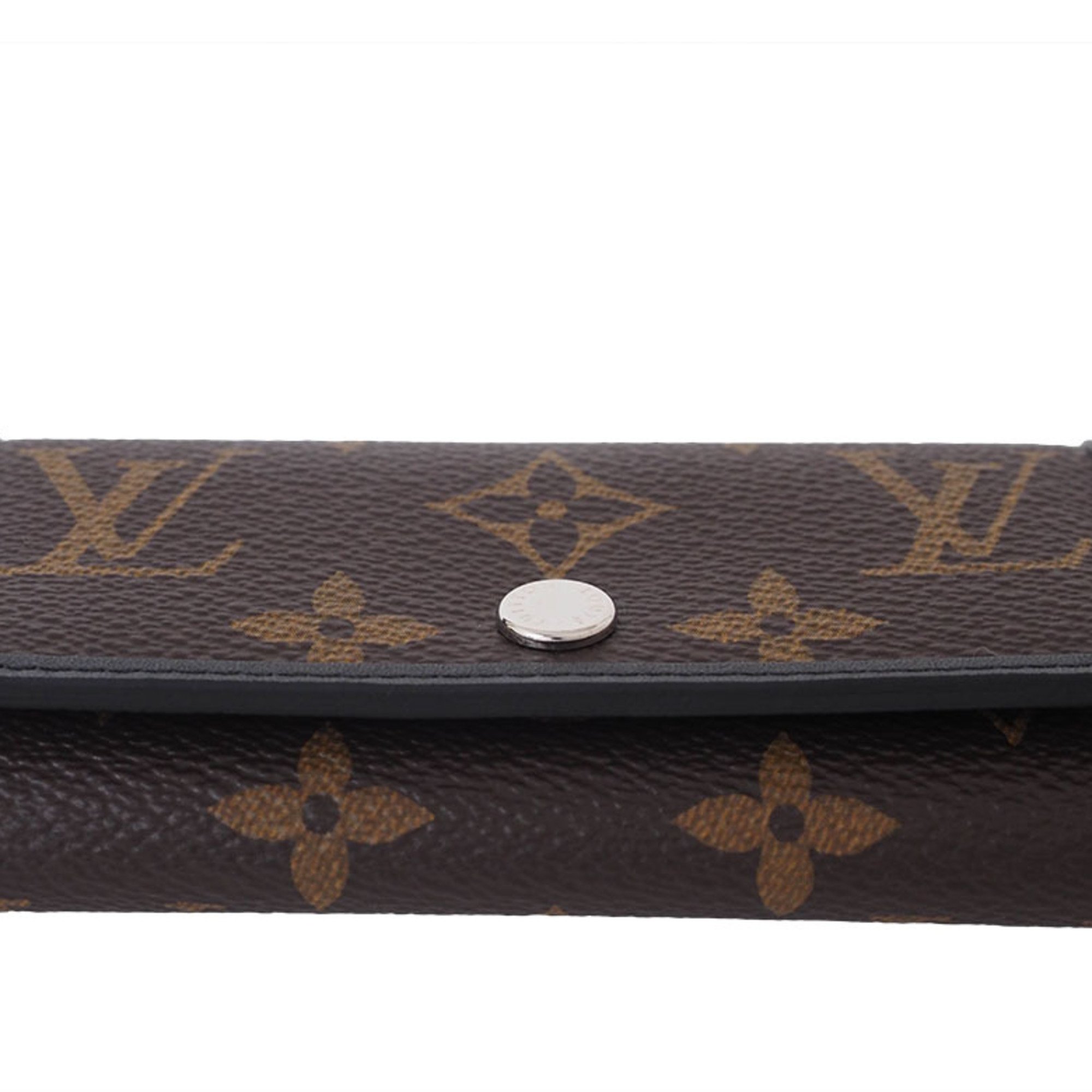 Louis Vuitton Multicle 6 Key Case Monogram Macassar M60165 Men's LOUIS VUITTON